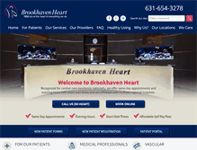 Tablet Screenshot of brookhavenheart.com